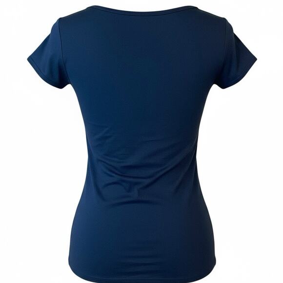 Free People Intimately Clean Lines Baby Tee Navy Blue Women’s M/L - Picture 3 of 4